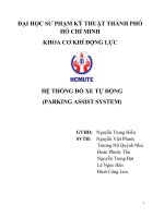 PARKING ASSIST SYSTEM  HỆ THỐNG ĐỖ XE