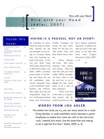 Hire With Your Head - Adler EBS