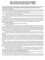 ĐỀ CƯƠNG ÔN THI TỐT NGHIỆP  MÔN KINH TẾ CHÍNH TRỊ MÁC – LÊNIN