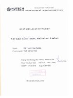 Vật liệu gốm trong nhà hàng á đông  