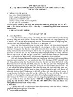 BẢN THUYẾT TRÌNH bài dự THI GIÁO VIÊN SÁNG tạo TRÊN nền TẢNG CÔNG NGHỆ THÔNG TIN năm 2016