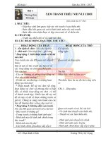 giáo án mỹ thuật 1 cả năm ( soạn phương pháp đan mạch)