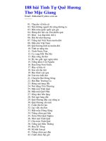 188 bài Tình Tự Quê Hương Thơ - Mặc Giang