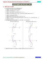 Chuyên đề đồ thị hàm số đầy đủ