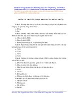 Đề thi thị trường chứng khoán phần 4 