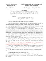 Tờ trình phê duyệt báo cáo kinh tế kỹ thuật dự án xây dựng một cửa liên thông 