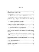 Luận văn thạc sĩ thực trạng bỏ trị và một số yếu tố liên quan của bệnh nhân điều trị methadone tại 7 tỉnh, thành phố việt nam năm 2015 2016 