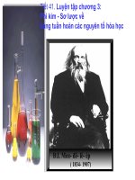 Bài 32. Luyện tập chương 3: Phi kim. Sơ lược về bảng tuần hoàn các nguyên tố hoá học