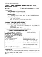 Giáo án hình học lớp 11