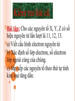 Bài 10. Ý nghĩa của bảng tuần hoàn các nguyên tố hoá học