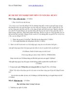 de thi thu tot nghiep van 12 de thi thu tot nghiep ngu van 2014 cau truc moi de 3 