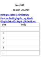 Bài 12. Biến dạng của rễ