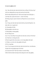 55 cau trắc nghiệm sử 12 