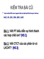 Bài 15. Hoá trị và số oxi hoá