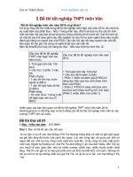 3 de thi tot nghiep thpt 3 de thi tot nghiep thpt mon van nam 2014 