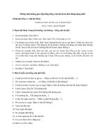 Những tình huống giao tiếng bằng tiếng anh khi đi du lịch 