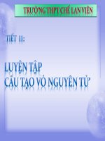 Bài 6. Luyện tập: cấu tạo vỏ nguyên tử