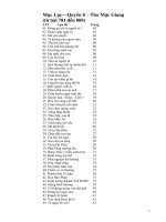 Tho mac giang   quyen 8, bai   701-800