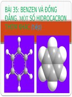 Bài 35. Benzen và đồng đẳng. Một số hiđrocacbon thơm khác