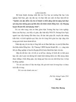 Nghiên cứu đặc điểm cấu trúc tổ thành và biến động tính đa dạng loài thực vật rừng theo không gian tại khu bảo tồn thiên nhiên đồng sơn   kỳ thượng, huyện hoành bồ, tỉnh quảng ninh 