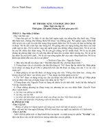 de thi mon van 12 de thi khoi 12 moi 