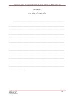 Tìm hiểu công nghệ và xây dựng giao diện SCADA cho nhà máy xử lí nước thải, Phố nối BHưng Yên