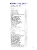 Tho mac giang   quyen 2, bai  101-200