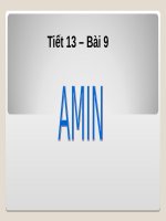 Bài 9. Amin