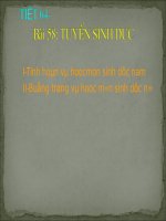 Bài 58. Tuyến sinh dục