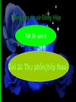 Bài 30. Thụ phấn