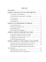 thiết kế hệ thống ly hợp xe ô tô 12 chõ ( kèm bản vẽ )