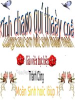 Bài 52. Thực hành: Xem băng hình về đời sống và tập tính của Thú