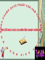 Bài 62. Thụ tinh, thụ thai và phát triển của thai