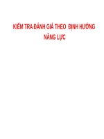 Tập huấn kiểm tra đánh giá học sinh theo năng lực