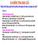 Bài 12. Cơ chế xác định giới tính