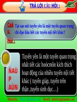 Bài 59. Sự điều hòa và phối hợp hoạt động của các tuyến nội tiết