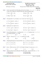 008 TOAN 12 HK2 THPT VIET DUC   HA NOI 