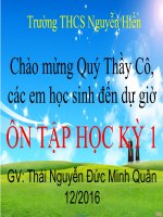 Bài 16. Ôn tập chương I và II