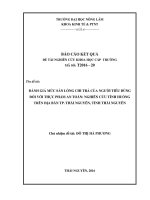 Đánh giá mức sẵn lòng chi trả của người tiêu dùng đối với thực phẩm an toàn: Nghiên cứu tình huống trên địa bàn thành phố Thái Nguyên, tỉnh Thái Nguyên