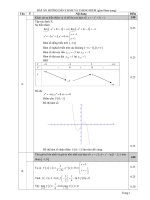 Đáp án đề toán các trường THPT chuyên đề 1915126a 