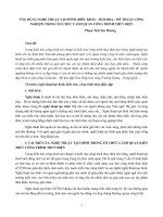 Ứng dụng nghệ thuật tạo hình trong tổ chức cảnh quan kiến trúc thuỷ điện 