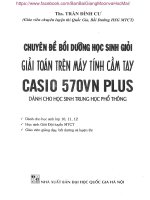 Chuyên đề bồi dưỡng học sinh giỏi   giải toán bằng máy tính cầm tay  