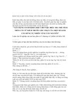 Xây dựng cơ sở khoa học cho việc điều tra thể tích thân cây từ kích thước gốc chặt của một số loài cây rừng tự nhiên vùng tây nguyên 