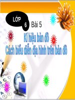 Bài 5. Kí hiệu bản đồ. Cách biểu hiện địa hình trên bản đồ