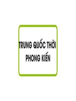Bài 4. Trung Quốc thời phong kiến
