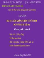 Bài 24. Cuộc kháng chiến từ năm 1858 đến năm 1873