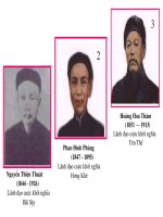 Bài 28. Trào lưu cải cách duy tân ở Việt Nam nửa cuối thế kỉ XIX