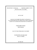 Đánh giá lâm nghiệp cộng đồng tại tỉnh sơn la và các hoạt động chủ yếu trong quản lý rừng cộng đồng tại bản lằn, xã mường do, huyện phù yên, tỉnh sơn la 