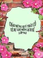 Bài 22. Cao trào cách mạng tiến tới Tổng khởi nghĩa tháng Tám năm 1945