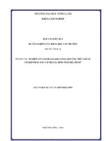Nghiên cứu đánh giá khả năng đáp ứng tiêu chuẩn gỗ hợp pháp cấp hộ gia đình tại tỉnh hòa bình